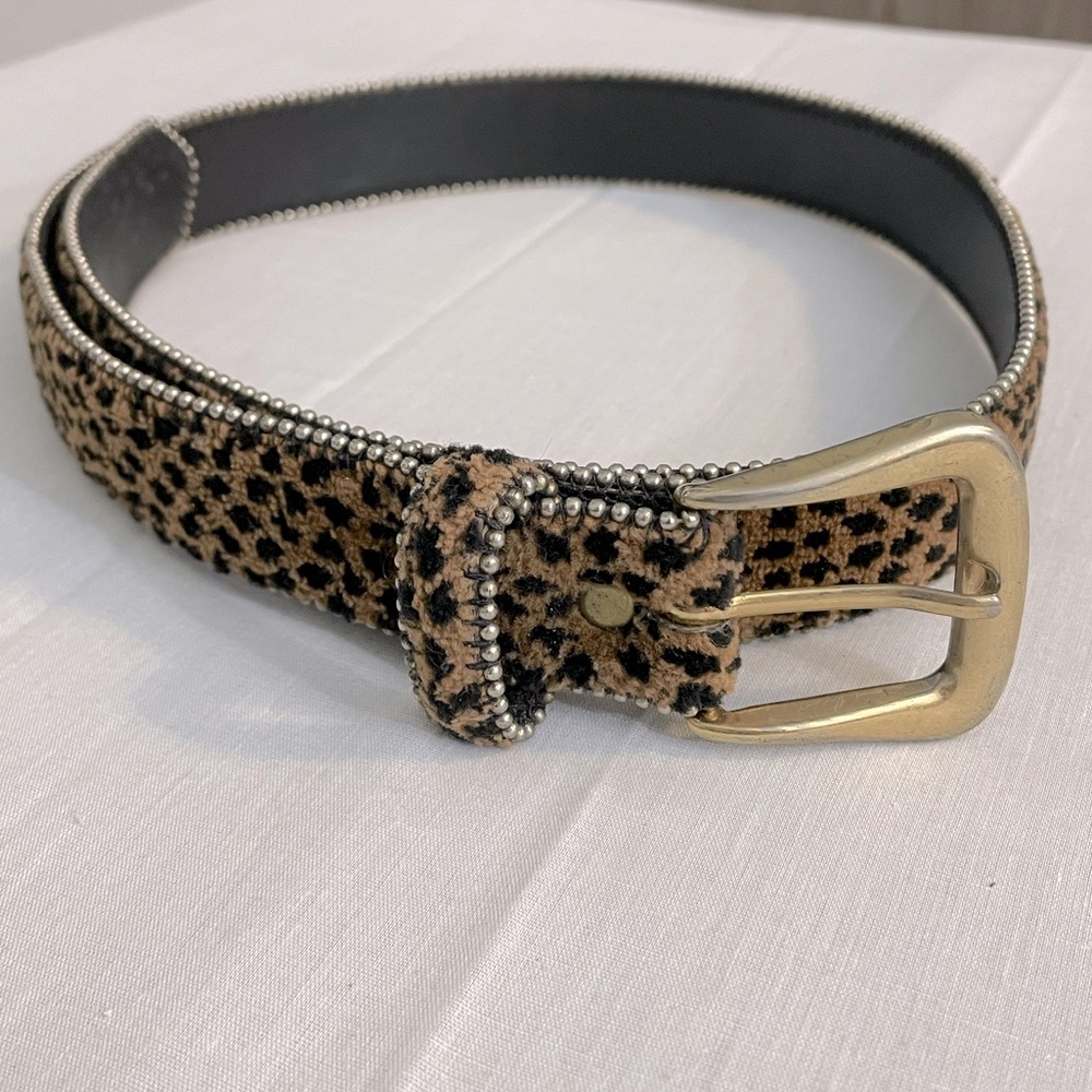 Leopard Print Small Belt
